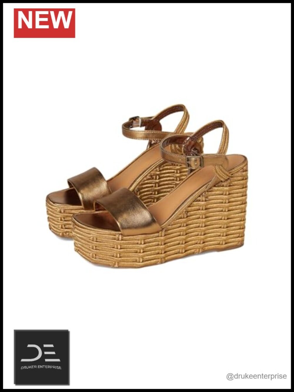 Steve Madden Pinky Wedge Sandals Womens Boho Raffia Platform